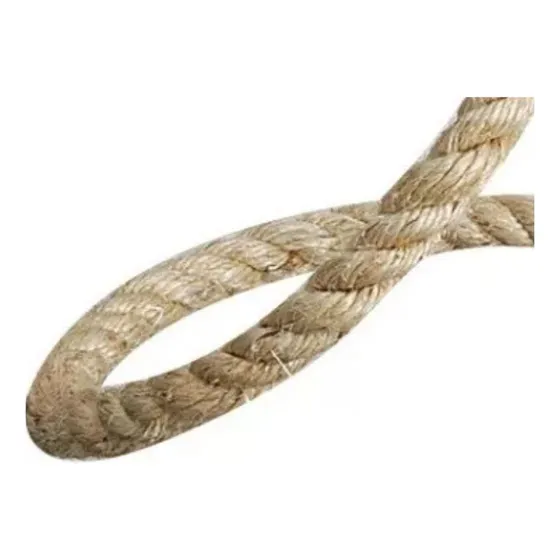 Cuerda Sisal Natural Trenzada Artesanías 22mm Rollo 5 Metros