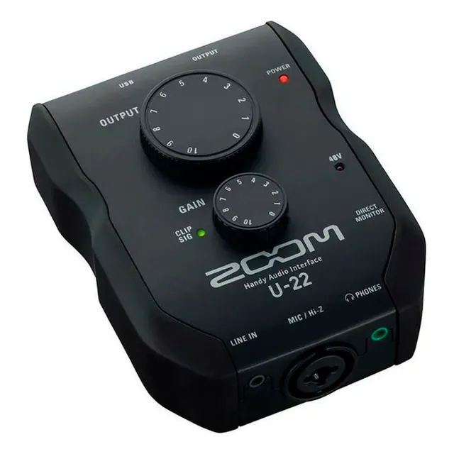 Zoom Zu22 Interfaz Audio 2 Canales Grabacion Movil Usb