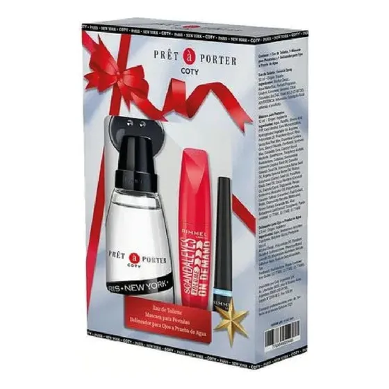 Perfume Pret A Porter Coty X 50ml + Mascara +delineador