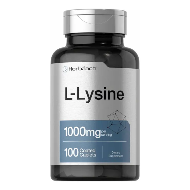 L-lisina 1000mg Horbaach Original Entrega Inmediata.