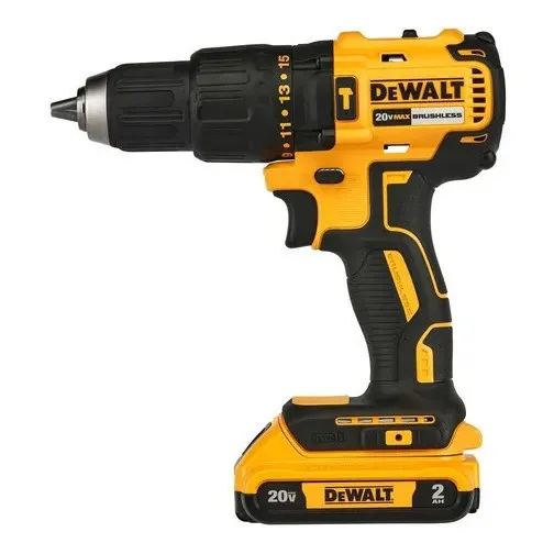 Taladro percutor atornillador inalámbrico de 13mm DeWalt DCD7781D2-B2 20V + 2 baterías de 2Ah + accesorio con maletín de transporte 110/220V