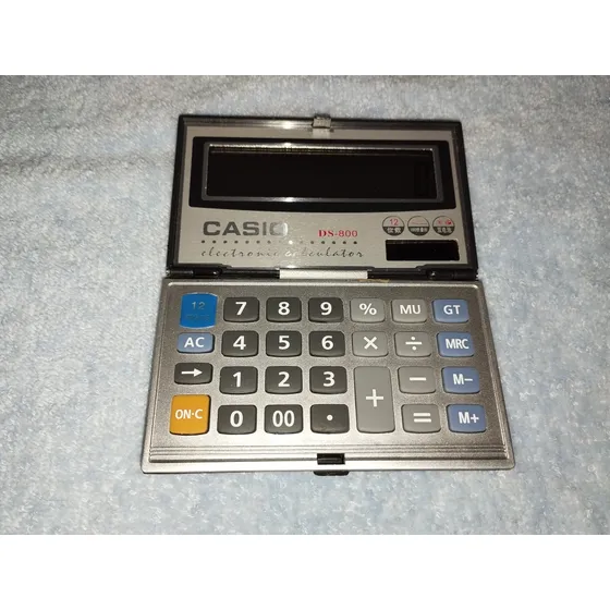 Calculadora Casio Ds 800 Solar Y Electrónica 