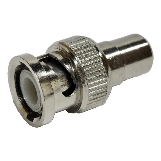 Conector Adaptador De Plug Bnc A Jack Rca ( 5 Piezas)
