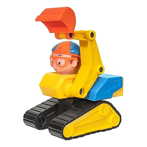 Blippi - Mini Escavadeira de Brinquedos para Veículos