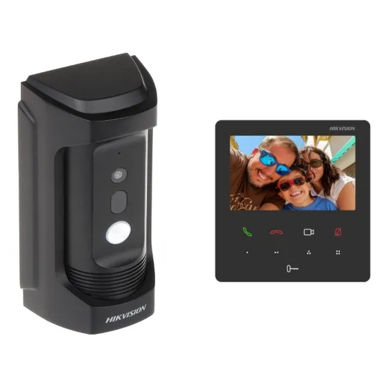 Video Portero Ip Antivandalico Hikvision Monitor Wifi+tactil