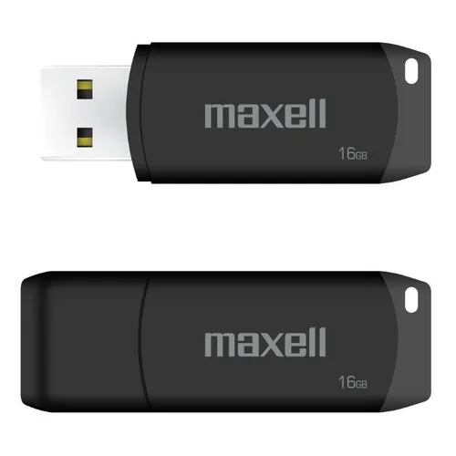 Pendrive Maxell USBPD 16GB 2.0 Negro