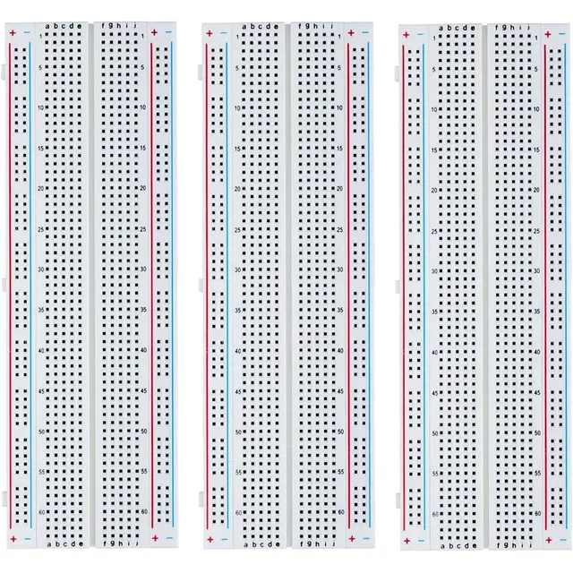 Elegoo 3pcs Breadboard 830 Point Solderless Prototype Pcb...