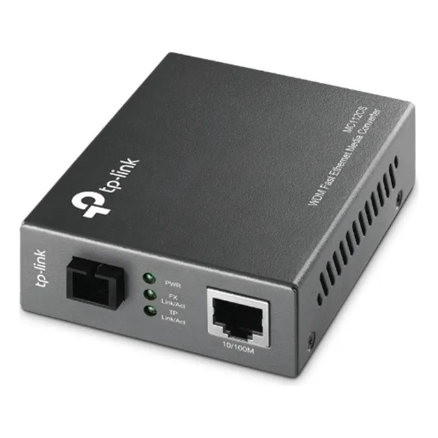 Convertidor De Fibra Tp-link Tl-mc112cs Single Modo Sc 10/10