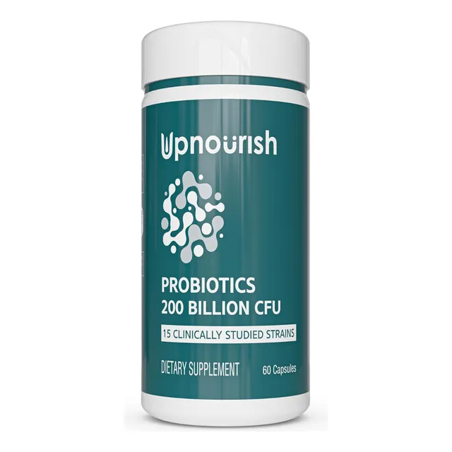 Probioticos + Enzimas 200 Billones Cfu 15 Cepas 60 Capsulas