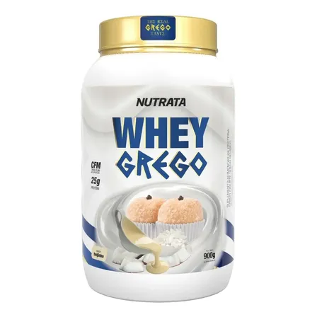 Whey Grego Pote 900g Beijinho Nutrata