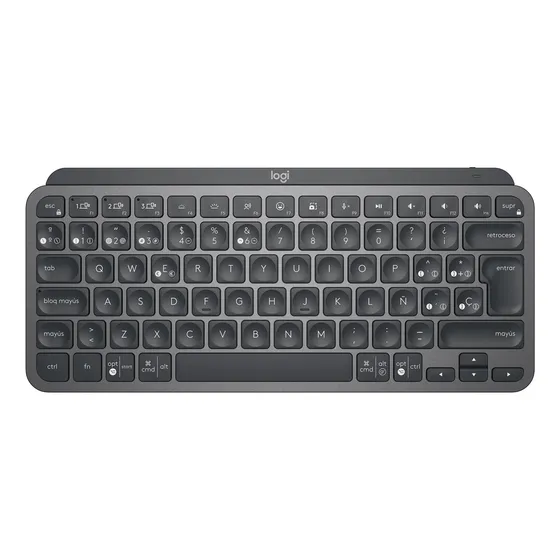 Logitech Mx Keys Mini, Teclado Avanzado Recargable, Grafito