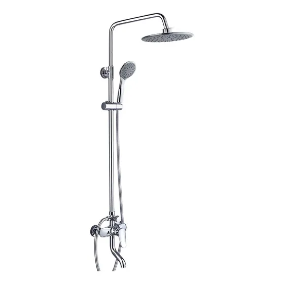Set De Ducha Multifuncional Para Baño Plateado Cromado
