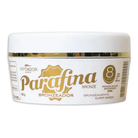 Bronzeador Parafina FPS 8 Arpoador Cosméticos Pote 120g