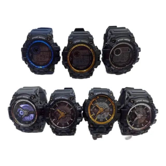 Reloj Para Caballero Grande De Buena Calidad Negro Cd
