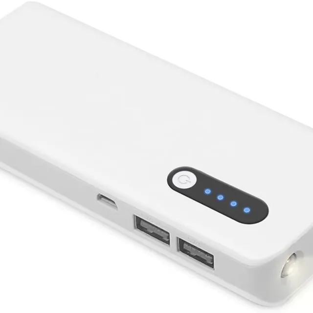 Power Bank Cargador Portatil 16800 Mah Carga Rápida Color Blanco
