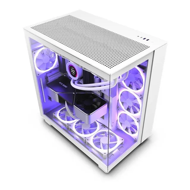 Gabinete Gamer Nzxt H9 Flow Blanco Cm-h91fb-01