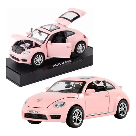 2019 Volkswagen Beetle Clásico Época Miniatura Metal Coche