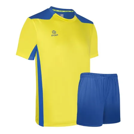 Camiseta De Futbol Y Short - Amarillo Azul - Four Betis