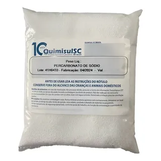 Quimisul - Percarbonato Sódio 1 Kg - 100% Puro Tira Manchas