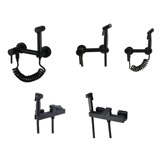 Ducha Higienica Inodoro Negro Mate Bronce Cromo Dorad Encarg