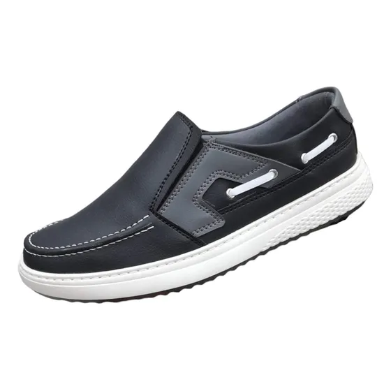 Zapato Mocasín Hombre Sport  Sintético Cocido Suela Liviana