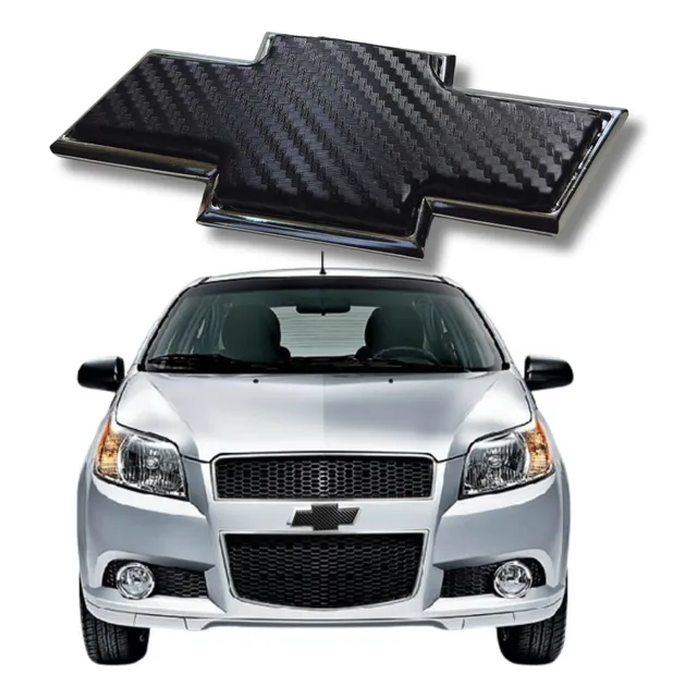 Emblema Capot Logo Chevrolet Spark Optra Aveo Carbono