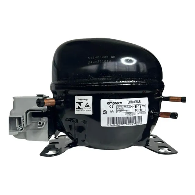 Motor Geladeira Freezer Embraco 1/4hp Coquinho Completo