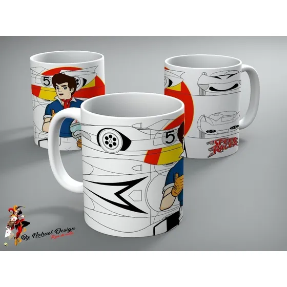 Taza De Ceramica Speed Racer Meteoro 03