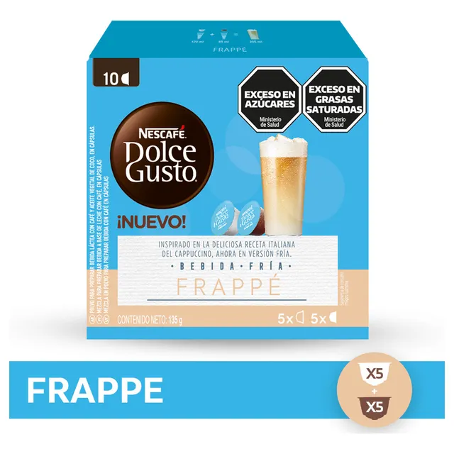 Nescafe Dolce Gusto Frappe Cappuccino Ice - Caja x10 Capsulas