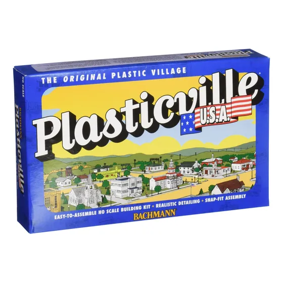 Trene Bachmann Plasticville U.s.a Edificio Kits Clasico Agua