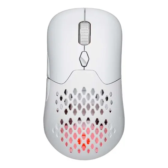 Mouse Balam Rush Gamer 10000dpi Rgb Inalambrico Bt Mg979 Color Blanco