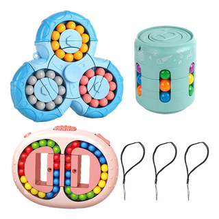 Cubo Rubik Hilanderos Juguete Didacticos Niños Descompresión Cubo Rubik Hilanderos Juguete Didacticos Niños Descompresión