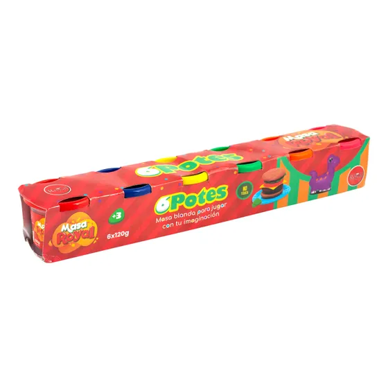 Set X6 Unidades Masa Para Modelar Royal Universo Binario
