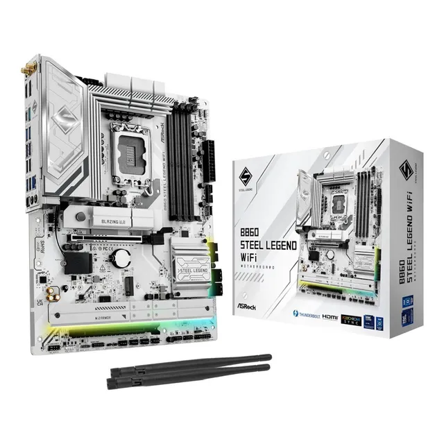 Asrock B860 Legend De Acero Wifi 6e Lga1851 Intel Core Ultra