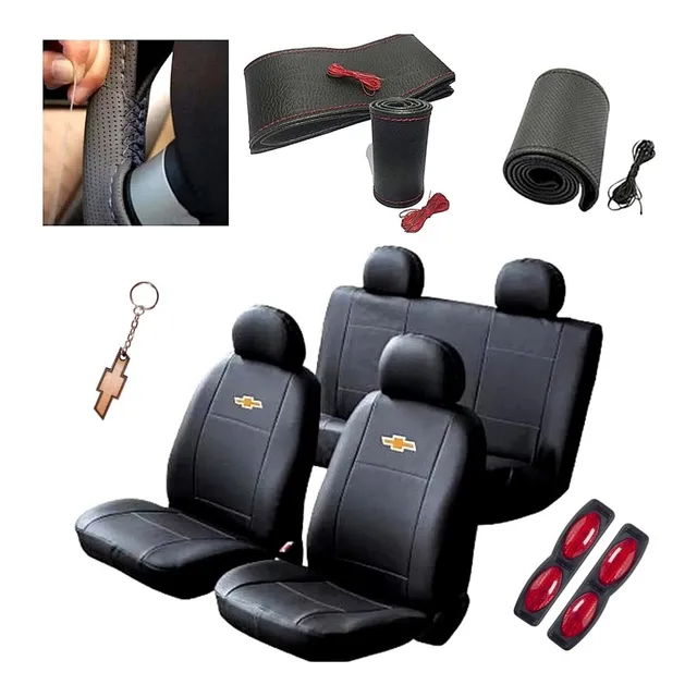 Kit Capa Banco Carro Chevrolet Classic Corsa +capa Volante+b