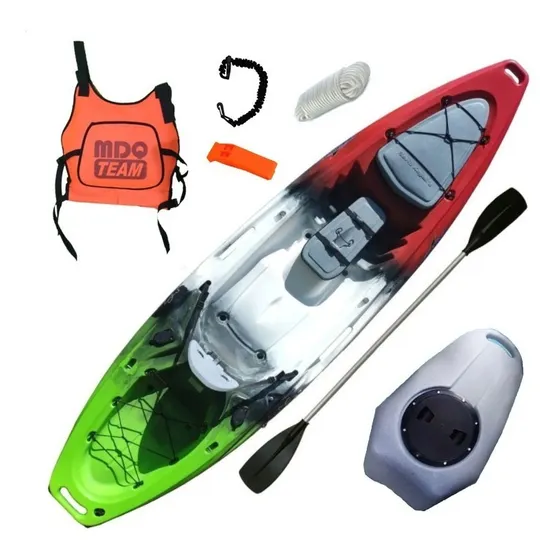 Kayak Escualo + Chaleco + Tambucho + Pita + Silvato + Cabo