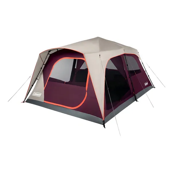 Carpa Coleman Skylodge 12p Instant Cabin Color Rojo