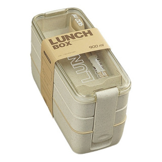 Lonchera 3 Niveles Con Cubiertos Lunch Box | Utilisímo® Lonchera 3 Niveles Con Cubiertos Lunch Box | Utilisímo®