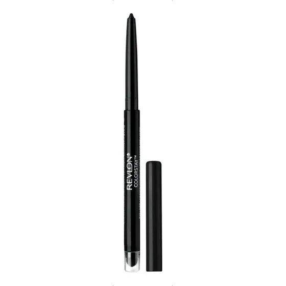 Delineador de olhos retrátil Revlon ColorStay Delineador de ojos Revlon ColorStay Retráctil Tono Black cor black con acabamento intenso