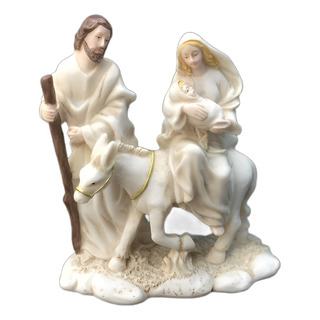 Pesebre Sagrada Familia Con Burro Estatua Figura De Resina Pesebre Sagrada Familia Con Burro Estatua Figura De Resina