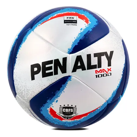 Bola De Futsal Penalty Max 1000 Xxiv Cor Azul Branco