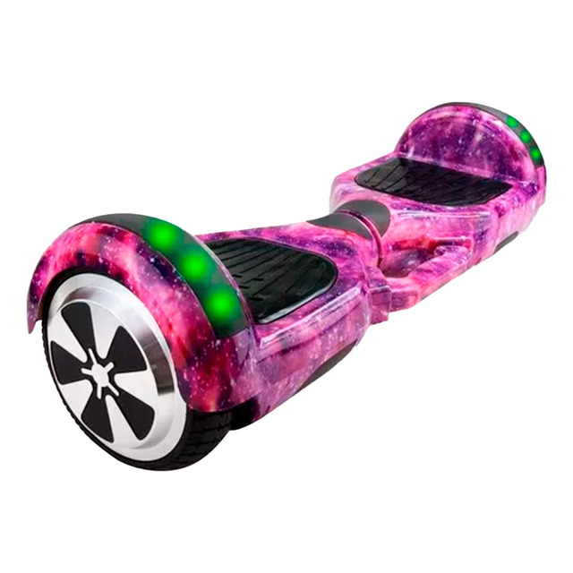 Hoverboard Overboard Skate Elétrico 6.5 Bluetooth Luzes Led Cor Roxo Galaxia Hoverboard Overboard Skate Elétrico 6.5 Bluetooth Luzes Led Cor Roxo Galaxia