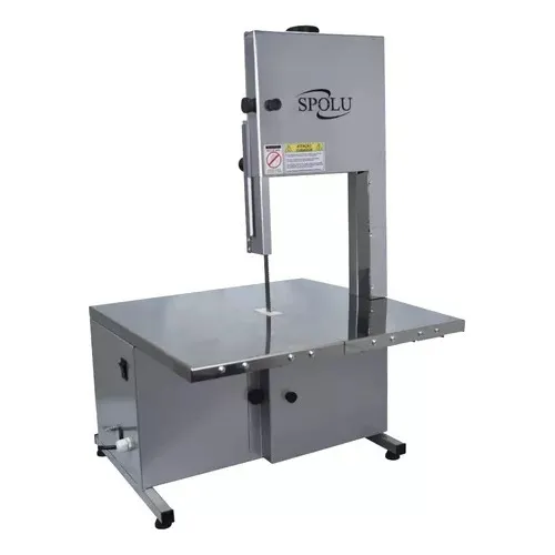 Serra fita de bancada p/ açougue 1,74m bancada inox motor weg 800w Spolu SPL552
