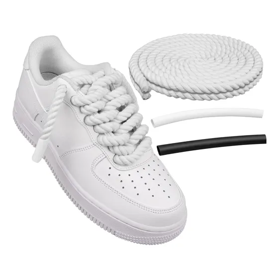 Cordones Para Zapatos Endoto Thick Rope Para Air Force 1, Co
