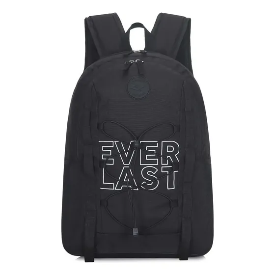 Mochila Urbana Everlast 16939 Color Negro Diseño De La Tela Lisa