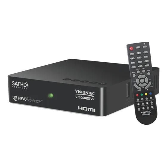 Receptor Digital Parabólica Sat Regional Vt1000 - Visiontec