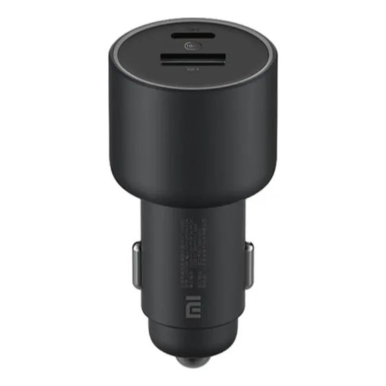 Cargador De Carro Xiaomi Mi 67w Dual-port Car Charger Negro