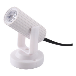 Foco Led 1w Luz Morada Carcasa Negra Para Escenario Foco Led 1w Luz Morada Carcasa Negra Para Escenario