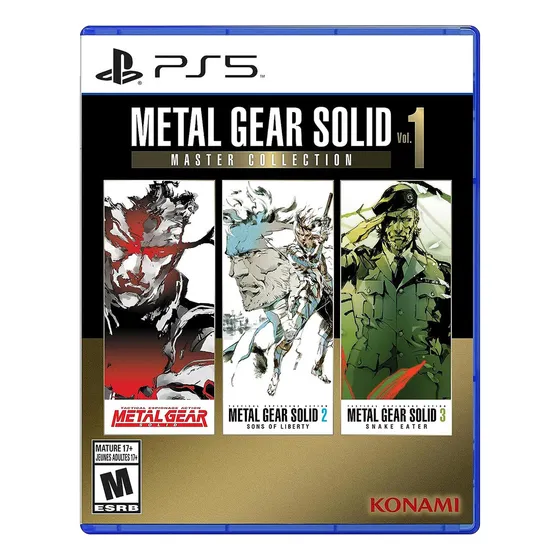 Coleção Metal Gear Solid Master Vol 1 - Playstation 5 Mídia Física