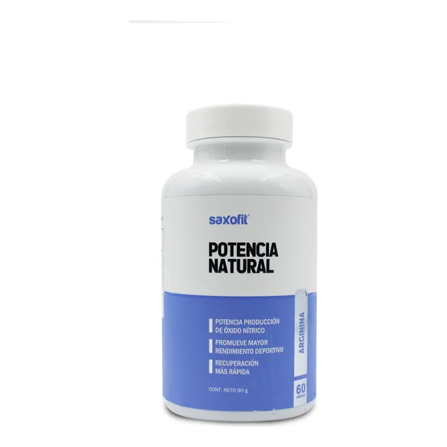 L-arginina Saxofit 60 Cápsulas / Refuerzo De Oxido Nítrico